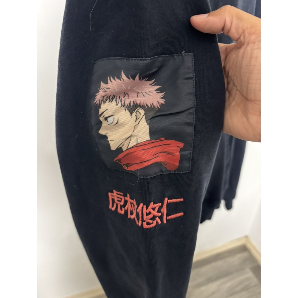 Primitive X Jujutsu Kaisen Collab Hoodie Black XL Anime Manga Pullover